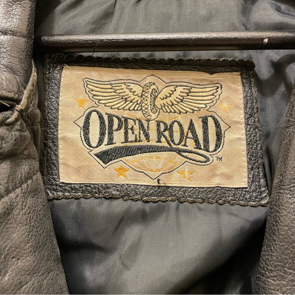 Leather Open Road Biker Jacket - Picture 4 of 12